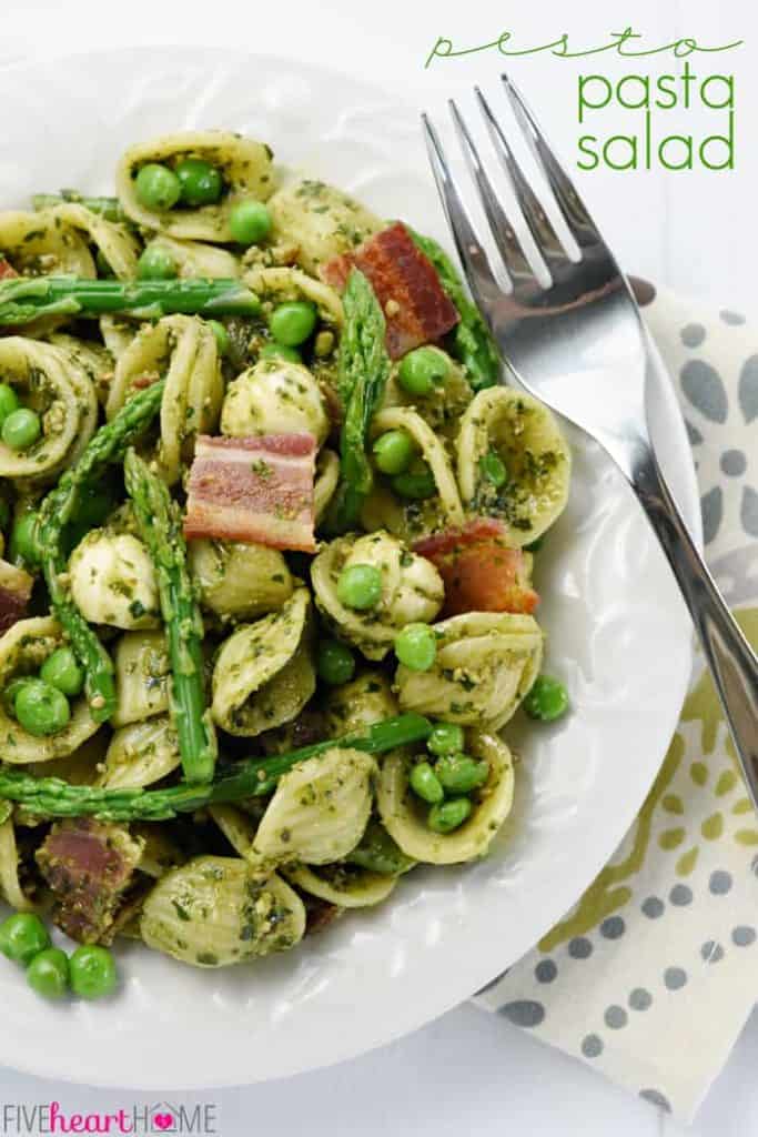 cold pasta salads for summer cookouts - pesto