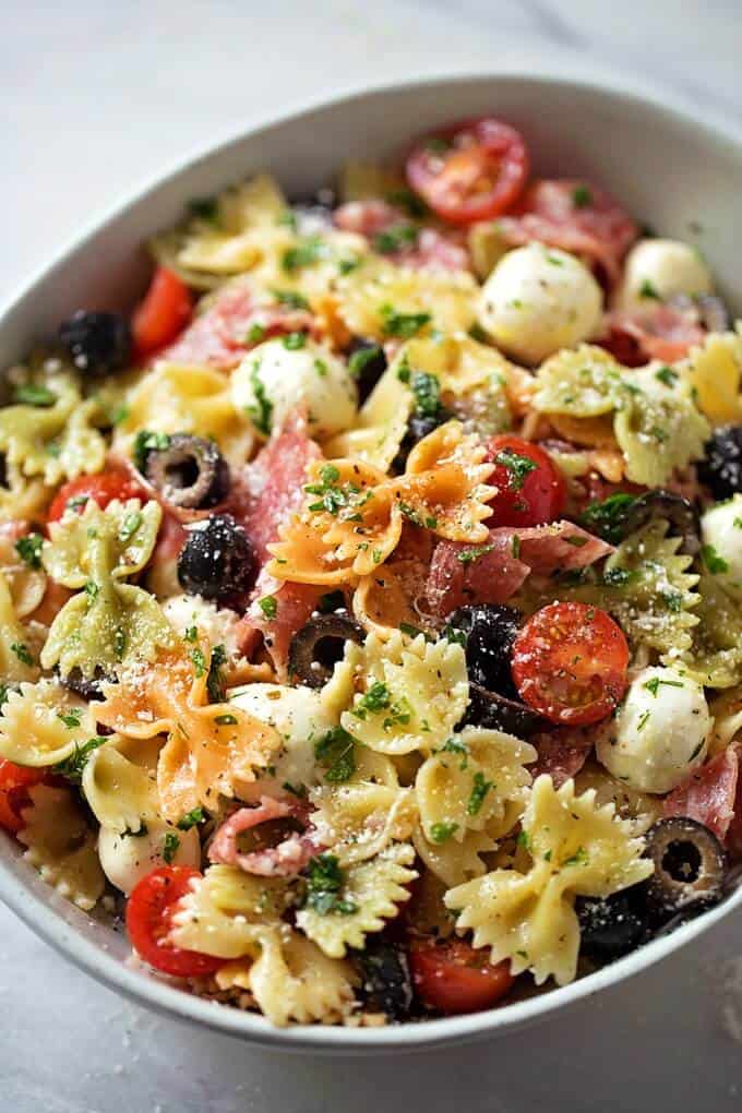 Zesty Potluck Pasta Salad | More Recipes
