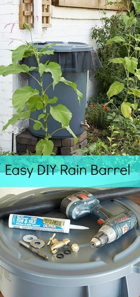 Easy DIY Rain Barrel