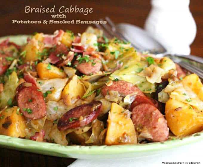 cabbage potatoes and sausage