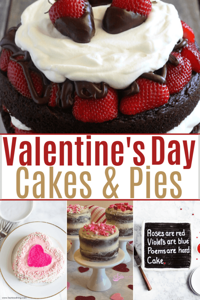 valentine's day cakes and pies