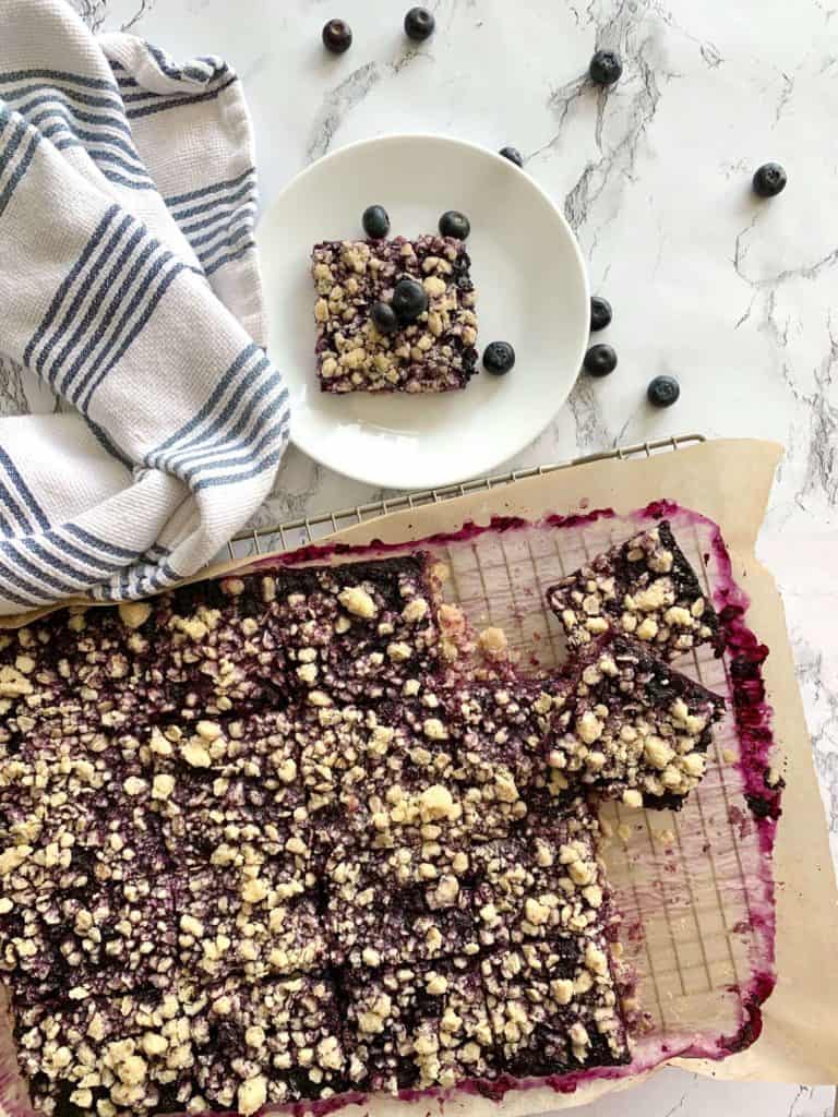 BLUEBERRY CRUMBLE BARS