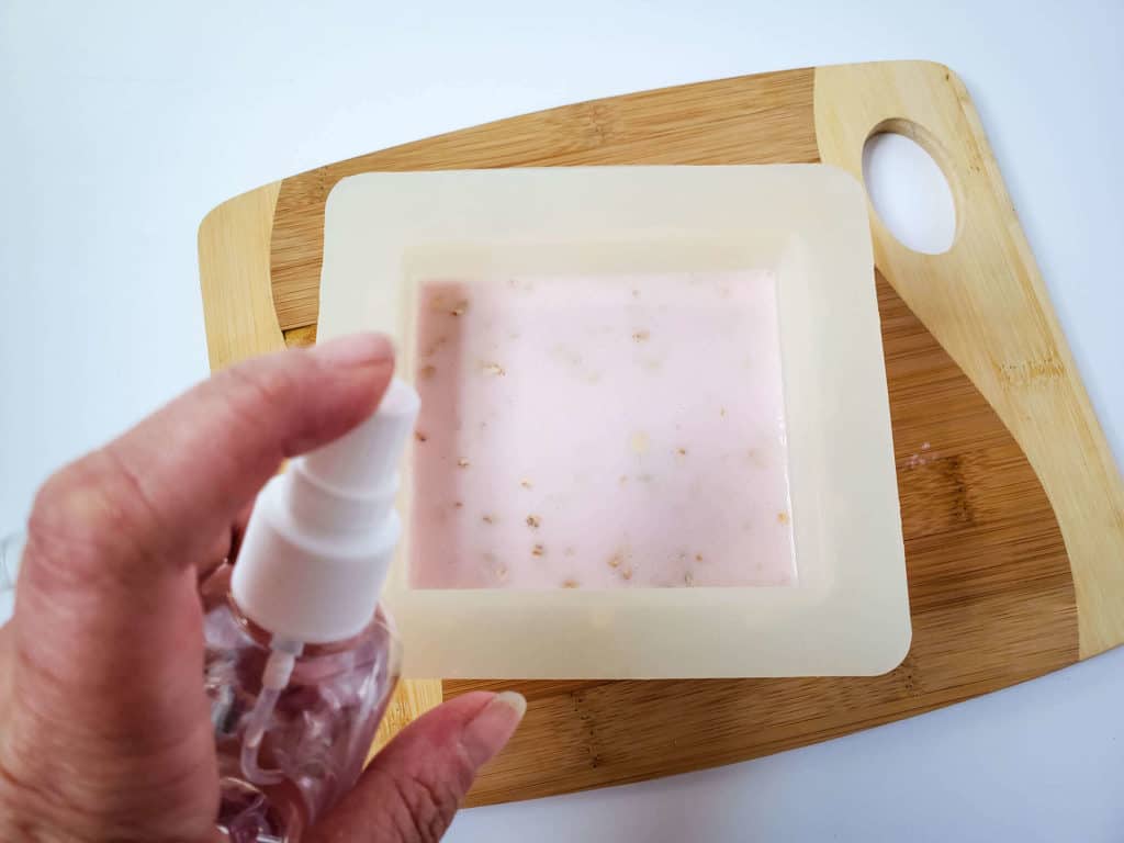cherry almond oatmeal soap