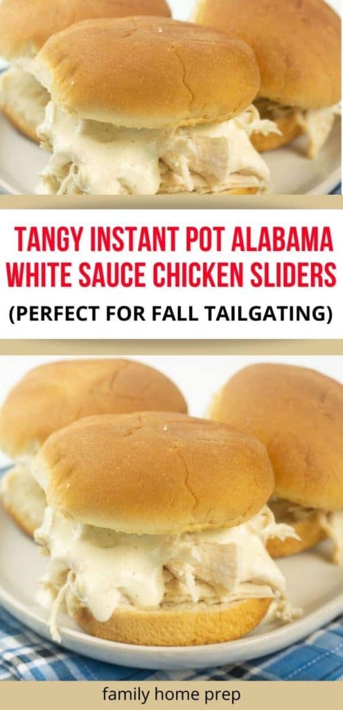 Instant Pot Alabama White Sauce Chicken Sliders